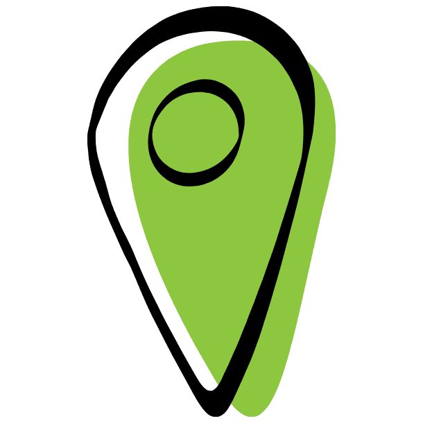 an icon representing speed, location, metrics or a star