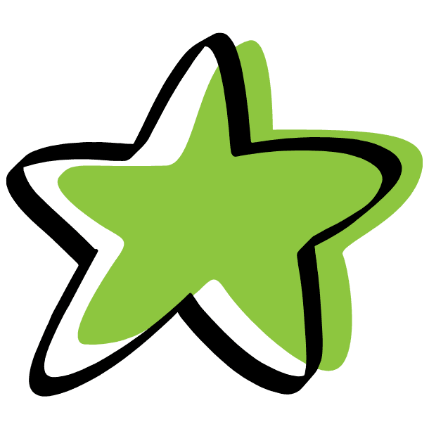 an icon representing speed, location, metrics or a star