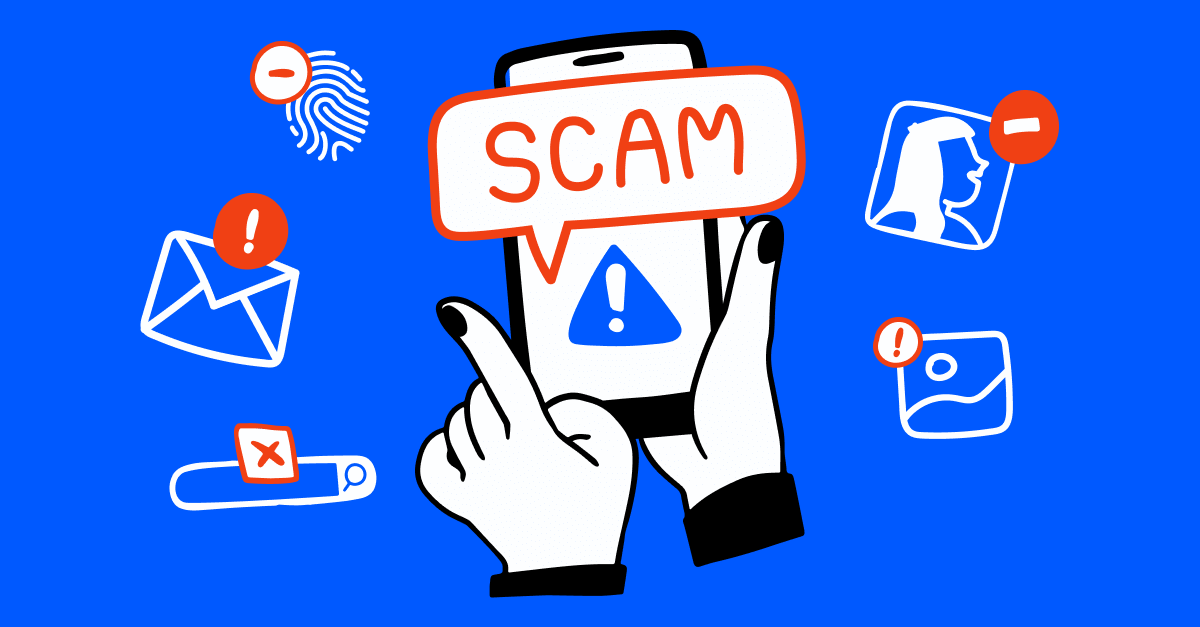 Image representing alert to scamming, credit to Malwarebytes's Scam Guard